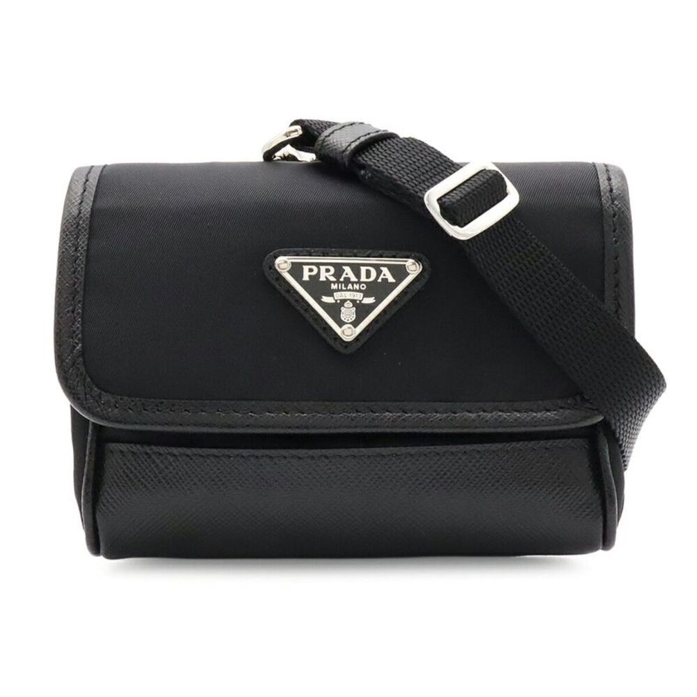 Prada Triangle Logo Shoulder Bag